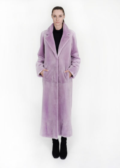 cappotto visone rasato